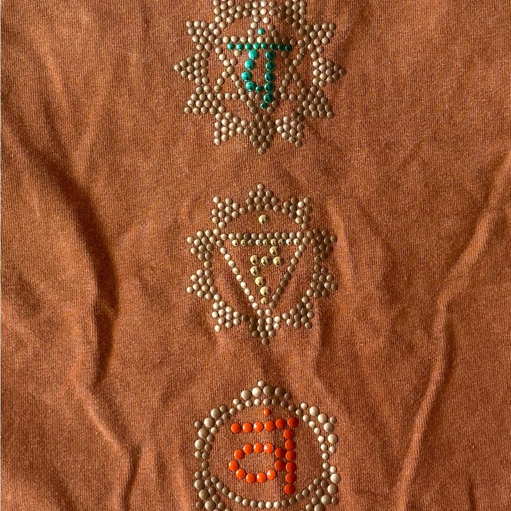 Lily Lotus Brown Embellished Sleeveless Camisole